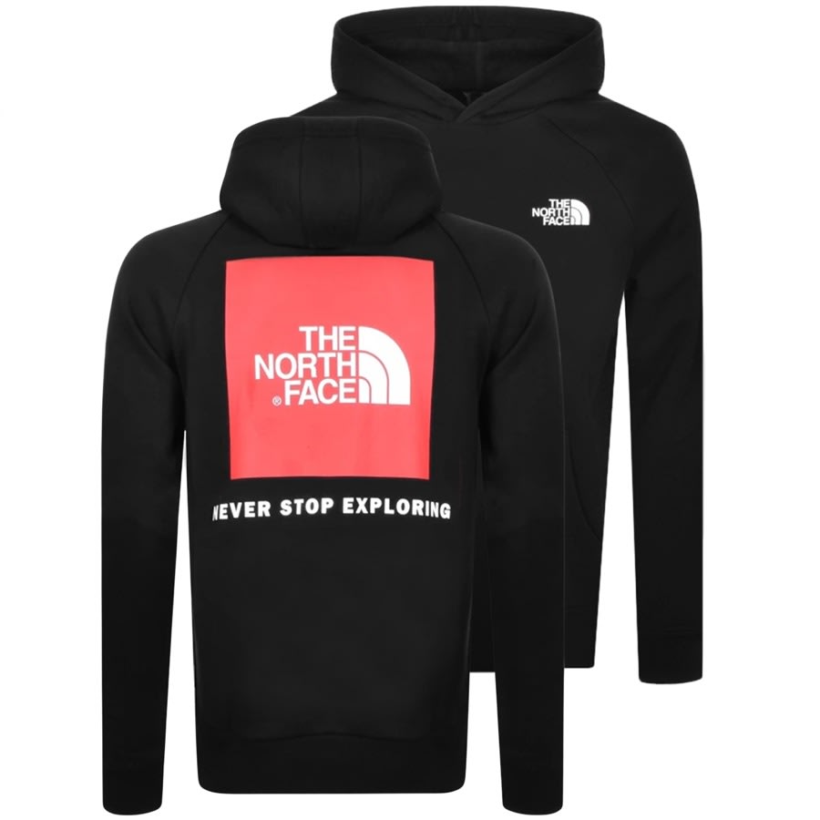 Alternative Image for ProductThe North Face Raglan Red Box Hoodie Black1
